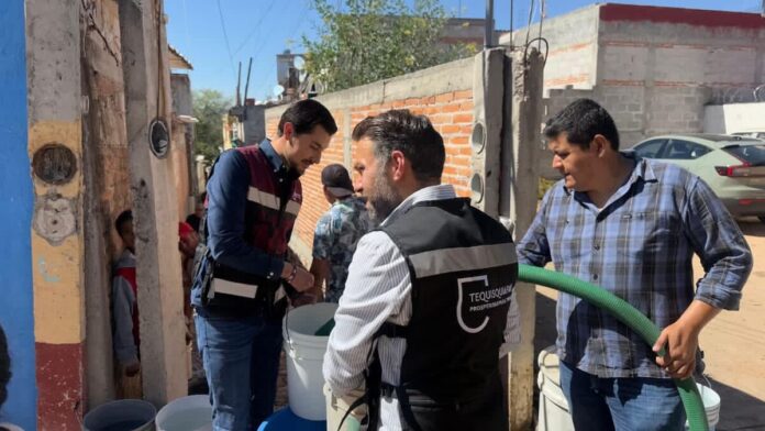 Tequisquiapan implementa operativo de pipas ante falla eléctrica en Pozo Número 2