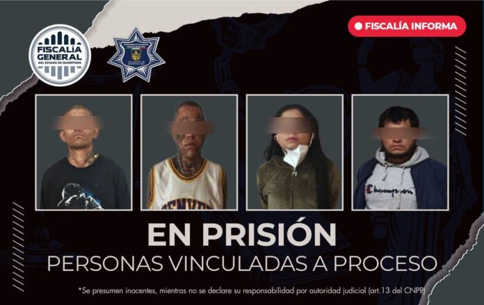 Cuatro personas en prisión por robo calificado con machete en SJR
