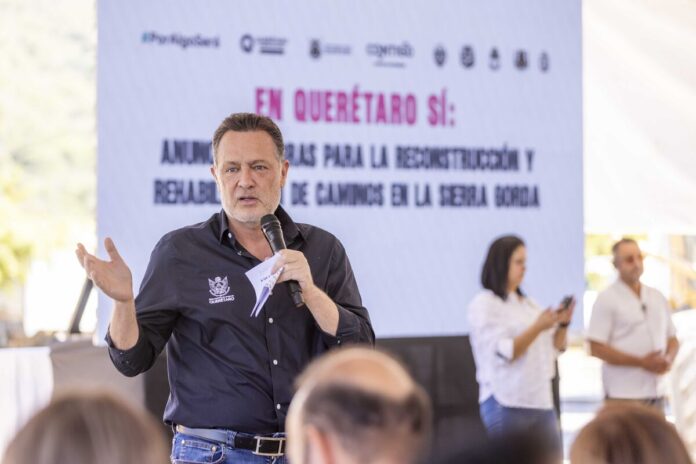 Gobierno de Querétaro destina 100 mdp para la reconstrucción de caminos en Sierra Gorda y Semidesierto