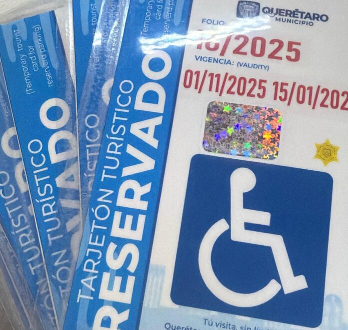 CAPTA pone a disposición de visitantes, tarjetones temporales de estacionamiento para personas con discapacidad