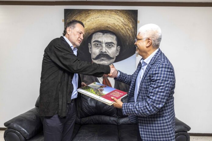 Mauricio Kuri impulsa proyectos en reunión con el Director General del RAN