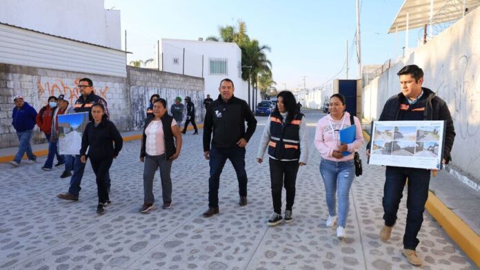 Entrega Roberto Cabrera rehabilitación de vialidades en SJR con inversión de 15.5 mdp