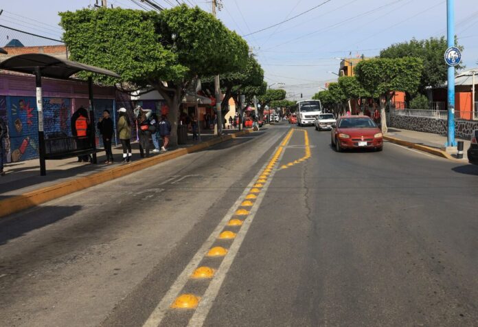 Rehabilitan calle 5 de Mayo con el programa de Rehabilitación Integral de Calles