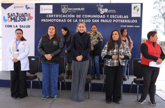 Certifican a San Pablo Potrerillos como Entorno y Comunidad Promotora de la Salud