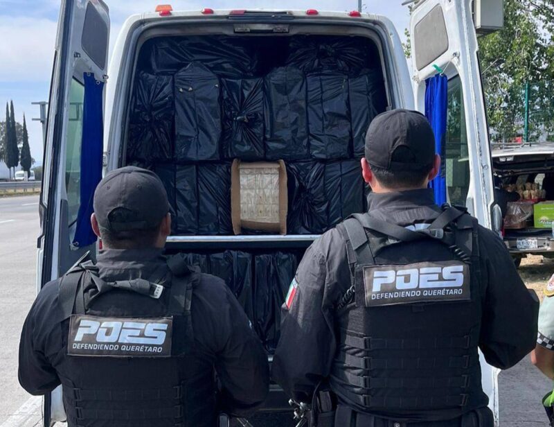 Aseguran 80 cajas de cigarros ilegales en San Juan del Río; hay cinco detenidos