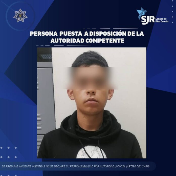Detienen a sujeto armado en el Centro de SJR