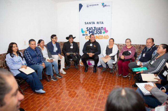Habitantes de Santa Rita reciben jornada de trabajo y diálogo con el Gobierno Municipal de San Juan del Río