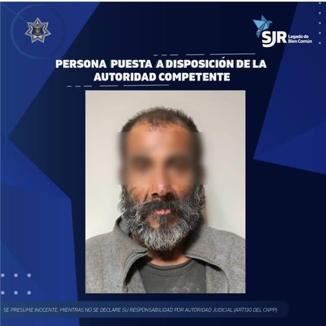 Detienen a sujeto por causar daños a un domicilio en la colonia Solares Banthí, SJR