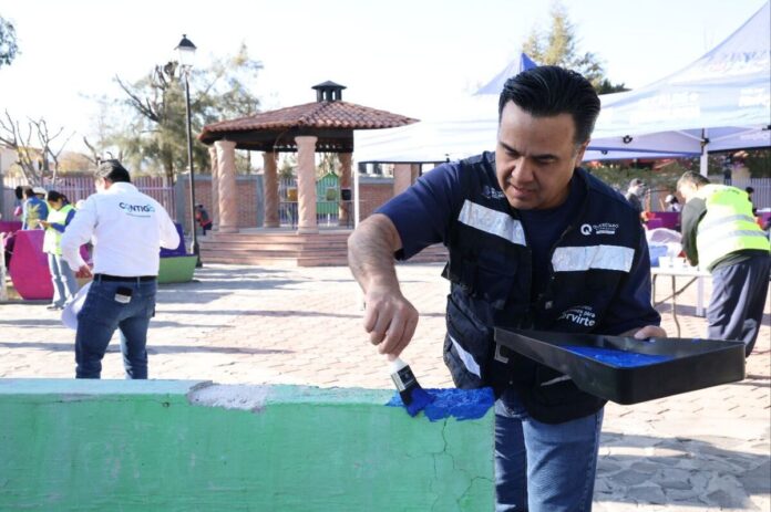 Participa Luis Nava en jornada Aquí Contigo en Humilpan