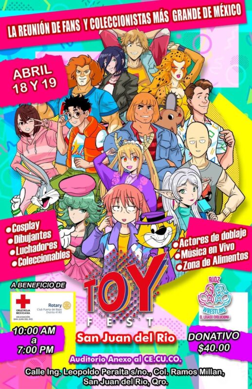 Presentan convención de juguetes ToyFest en SJR; proyectan 4 mil asistentes