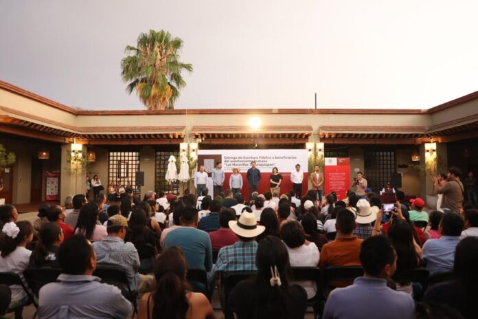 Concluyen años de gestión: regularizan predios de más de 100 familias en 'Las Maravillas'