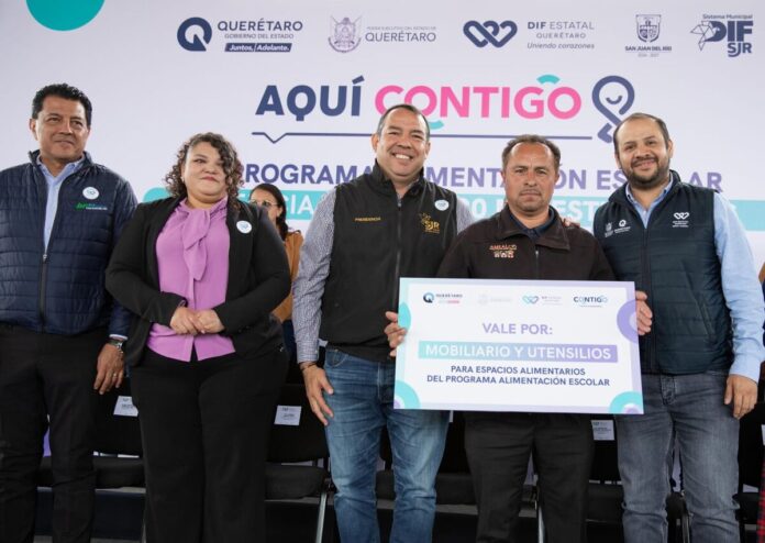 DIF Estatal fortalece desayunos escolares con entrega de equipamiento en SJR