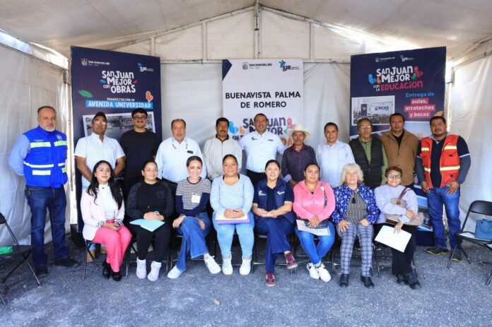 Impulsan corresponsabilidad y servicios urbanos en Buenavista Palma de Romero