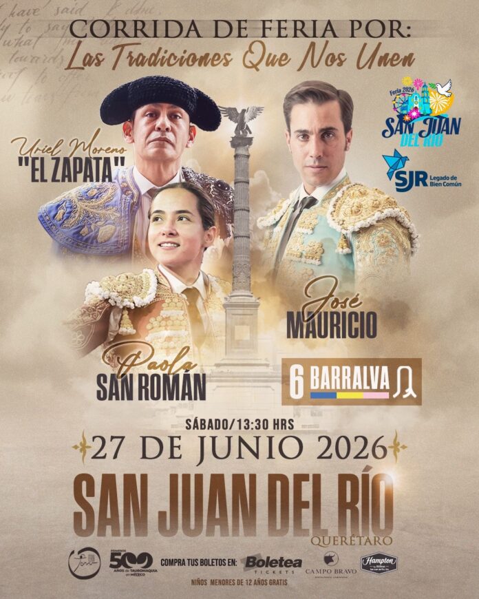 Presentan cartel para la tradicional Corrida de Feria 2026 en SJR