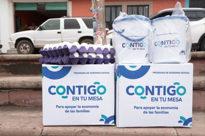 Supervisa Luis Nava entrega de apoyos alimentarios del programa “Contigo en tu Mesa” en Huimilpan