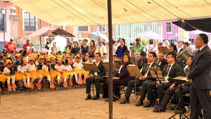Cierra la Banda de Música del Estado gira de conciertos didácticos en escuelas de Querétaro