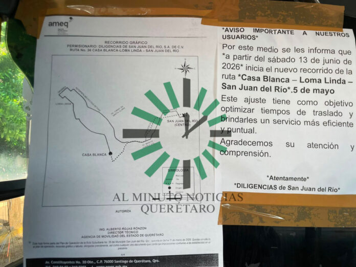 Denuncian vecinos de Casa Blanca, SJR cambios en el trayecto de los camiones en la comunidad