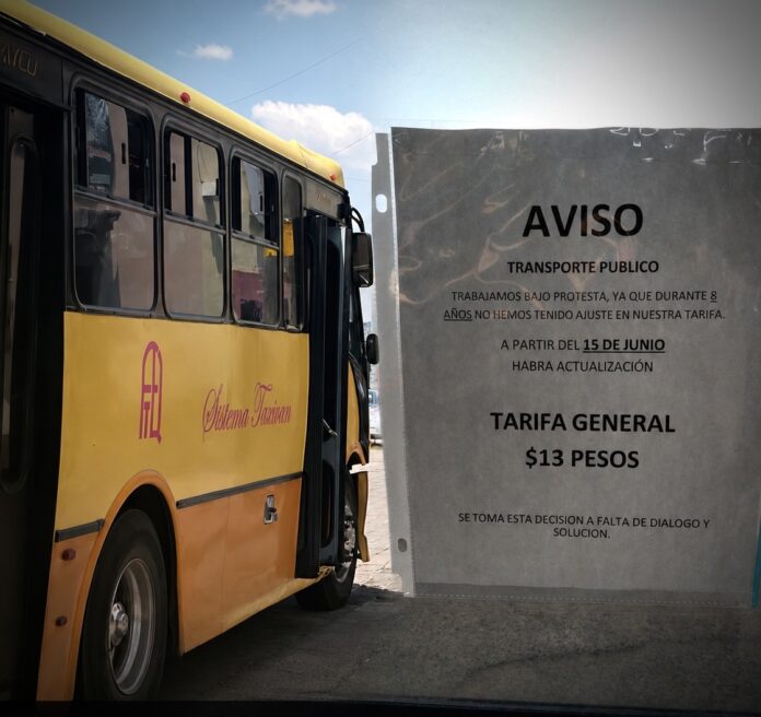Desmiente AMEQ aumento a la tarifa del transporte público en SJR