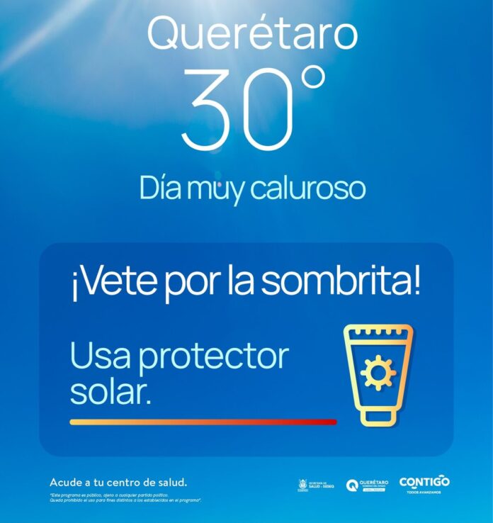Exhorta la Secretaría de Salud a extremar el cuidado de la piel ante la actual temporada de calor