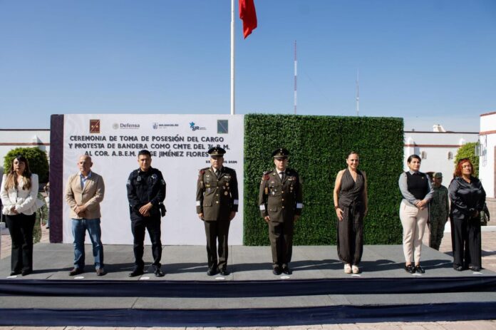 Asume Jorge Jiménez mando del 7/o Regimiento Mecanizado de La Llave