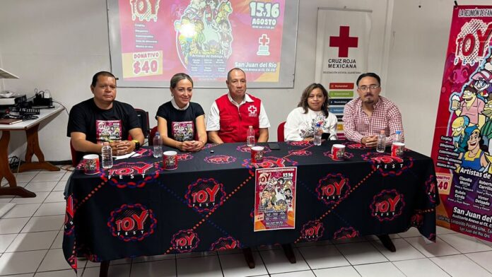 Presentan segunda edición del Toy Fest a favor de la Cruz Roja San Juan del Río