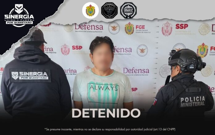 Capturan en Veracruz a sujeto buscado en Querétaro por violencia familiar e impago de pensión