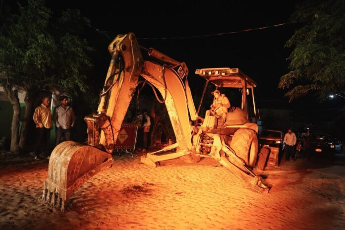 Inicia obra de rehabilitación para Calle Palmas en Bordo Blanco, Tequisquiapan