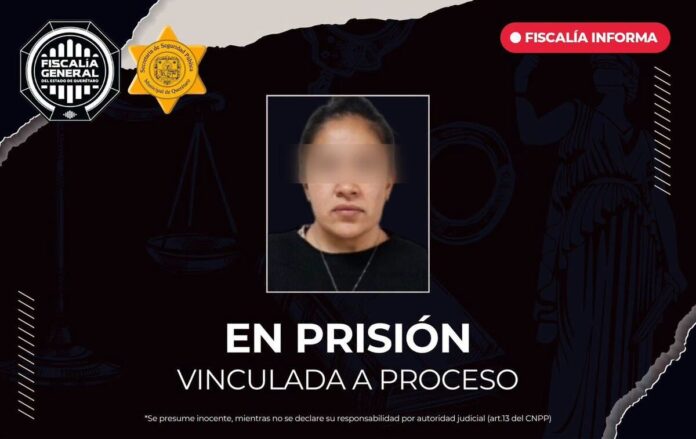 Fiscalía vincula a proceso y dicta prisión preventiva a mujer por robo a comercio en Querétaro