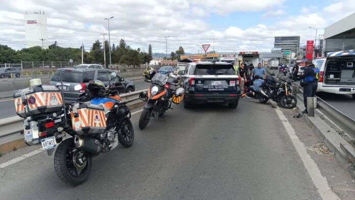 Muere un hombre en percance de motocicleta sobre 5 de Febrero