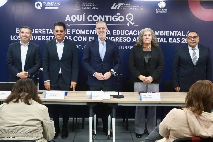 Presentan en San Juan del Río el Congreso de Educación Ambiental 2026