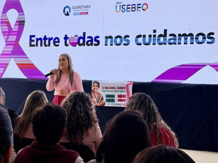 Promueve USEBEQ en Querétaro la detección oportuna del cáncer de mama
